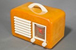 Catalin General Television Radio Model 591 - Yellow with Ivory Trim